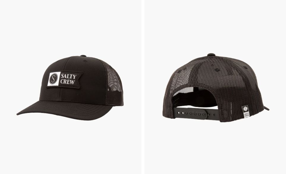 Salty Crew Pinnacle Retro Trucker Hat Salty Crew Pinnacle Retro Trucker Hat, Color: Black