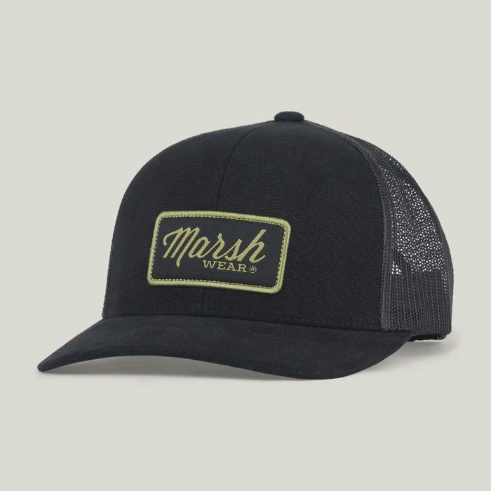 Marsh Wear Script Trucker Hats