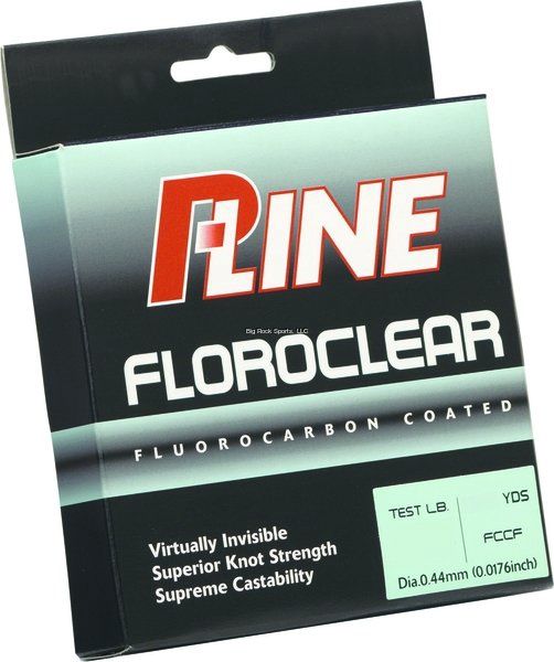P-Line Fluoroclear Fluorocarbon Coated Line 300yd Spools