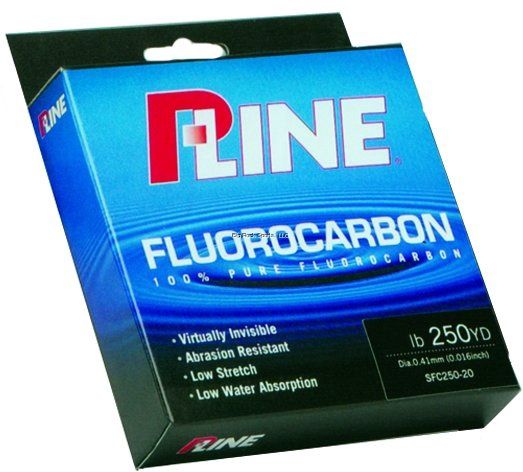 P-Line Soft Fluorocarbon Line Clear 250yd Spools