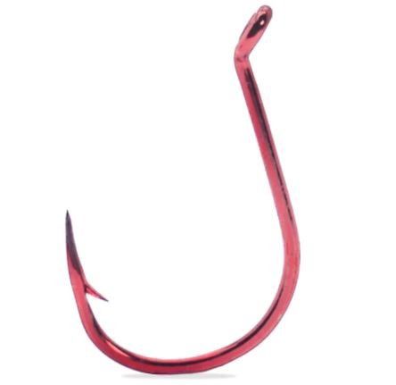 Mustad Double Wide Gap Drop Shot Hook - Blonde Red