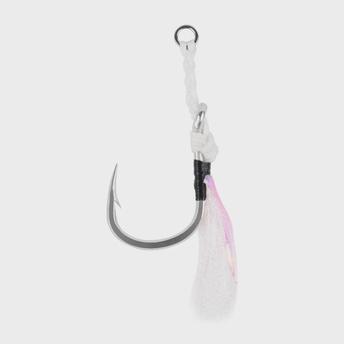 Mustad Heavy Duty Jigging Assist Rigs White with green flash