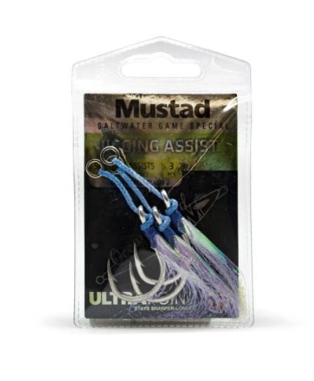 Mustad Ocean Crystal 4X Strong Jigging Assist Hooks