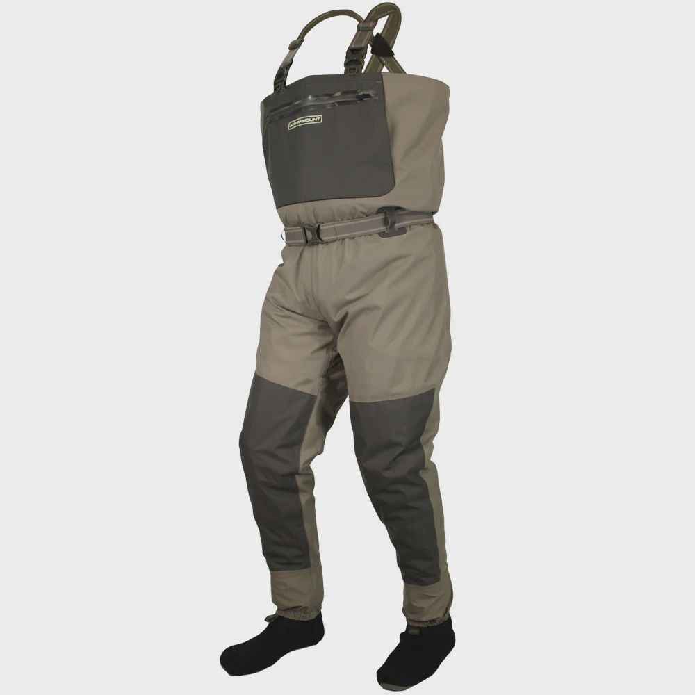 Paramount Outdoors Deep Eddy Breathable Stockingfoot Chest Wader, Color: Elk, Size: Small