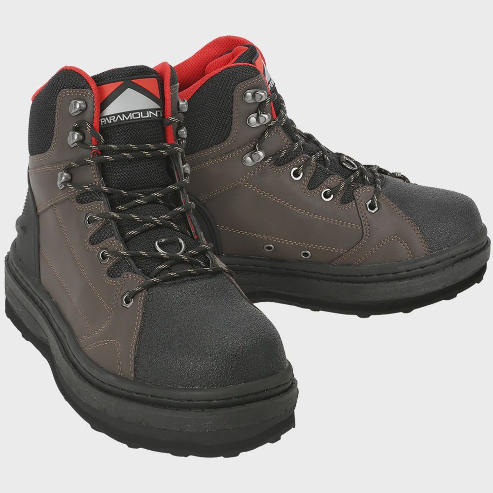 Paramount Outdoors Deep Eddy Cleated Wading Boots Paramount Outdoors Deep Eddy Cleated Wading Boots, Color: Brown, Size: 8