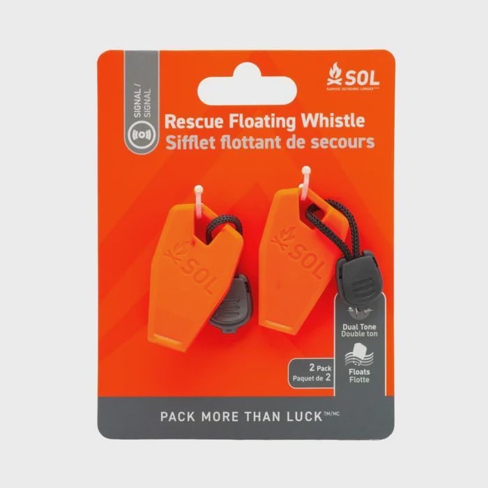 SOL Rescue Floating Whistle, Package Count: 2