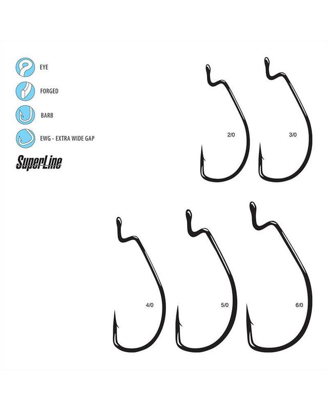 Gamakatsu Superline EWG Hooks