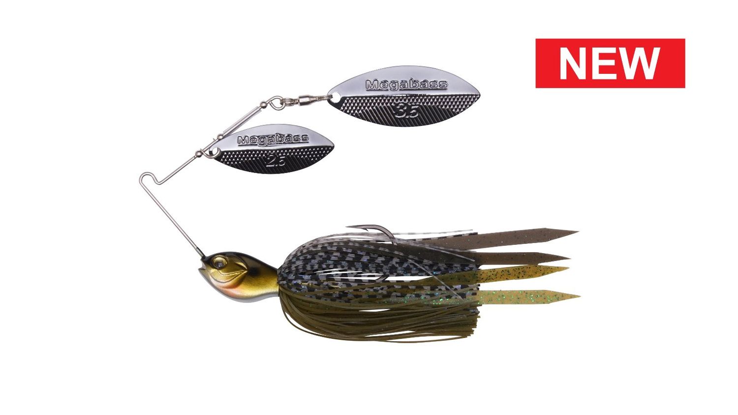 Megabass SV-3 Spinnerbaits, Color: Gill, Size: 1/2oz