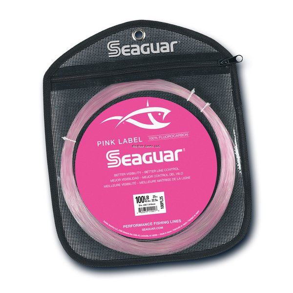 Seaguar Pink Label Big Game Fluorocarbon Leader 25yd Coils