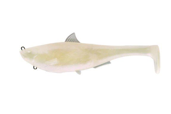 Spro Megalojohn, Color: Pearl Shad, Size: 6-inch