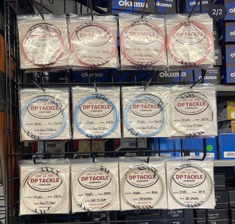 DP Tackle Co. 10 Yard Monofilament Wind On Leaders
