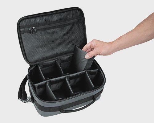 Daiwa DVEC Reel Bag, Color: Black &amp; Gray, Size: Medium