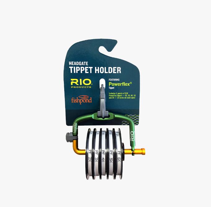 Rio-Fishpond Headgate Tippet Holder with 2X~6X powerflex tippet