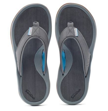 Grundens Deck-Boss Men's Sandals, Color: Monument Grey, Size: 8