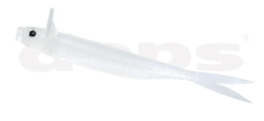 Deps Frilled Shad, Color: Clear, Size: 4.7-inch