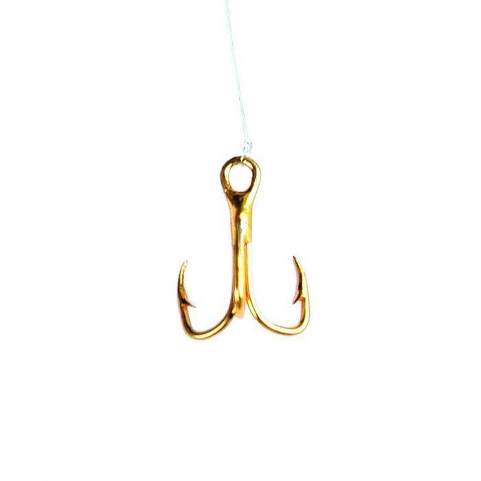 Eagle Claw Straight Point Treble Snell Hooks