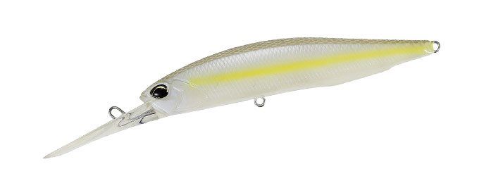 Duo Realis Jerkbait - 100DR, Color: Chartreuse Shad
