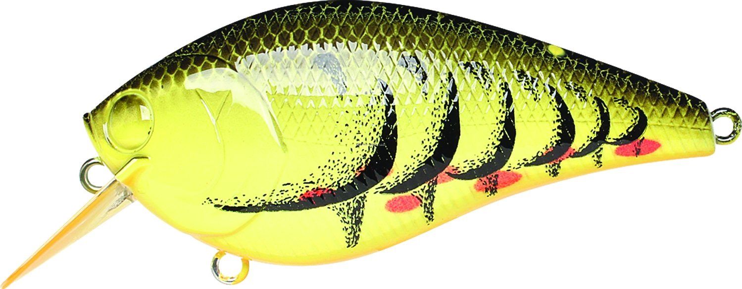 Lucky Craft LC 2.5 Crankbaits, Color: Phantom Chartreuse Black Craw