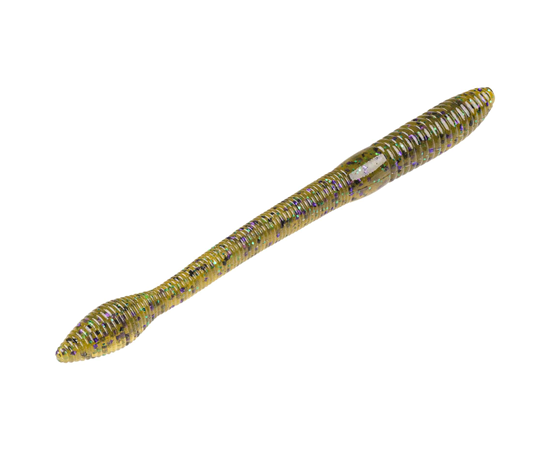 Strike King Fat Baby Finesse Worms, Color: Candy Craw, Size: 5"