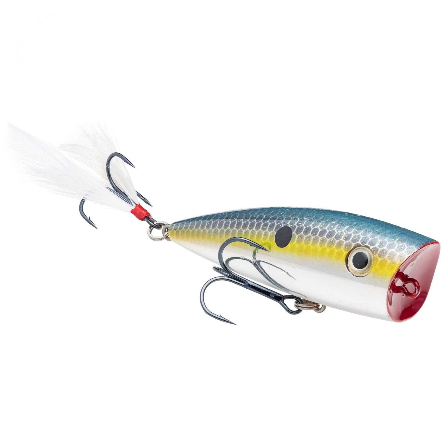 Strike King KVD Splash Jr Topwater, Color: Chrome Sexy Shad