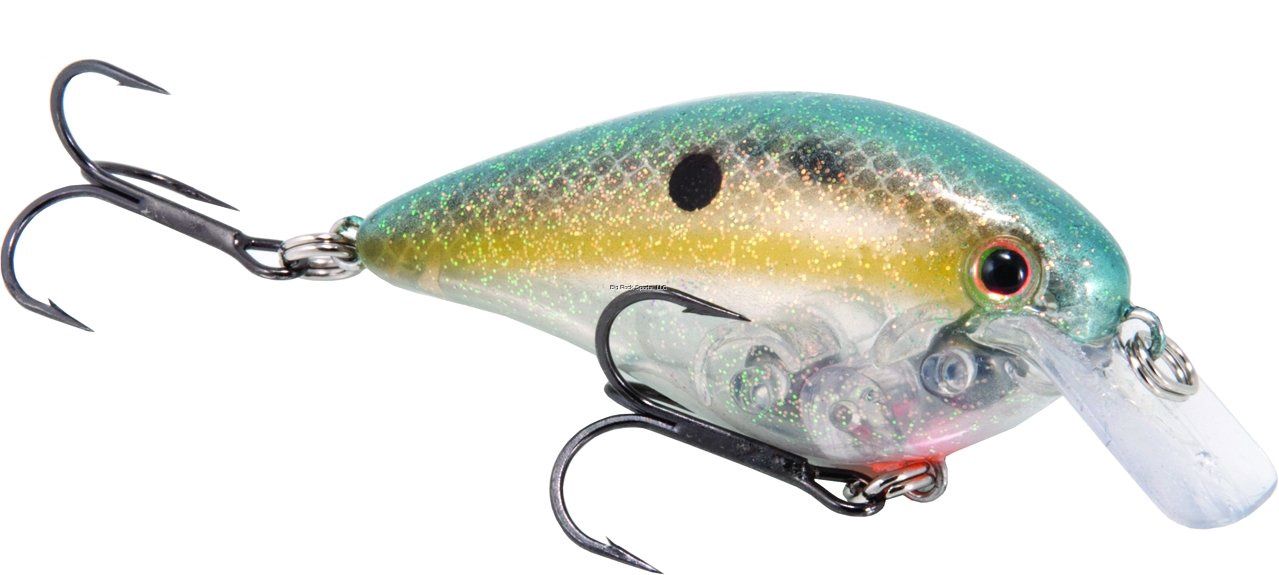 Strike King KVD Squarebill Crankbait 1.5, Color: Clear Sexy Shad