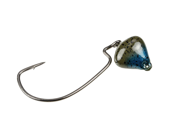 Strike King Mark Davis Jointed Structure Heads, Color: Blue Craw, Size: 3/8 oz