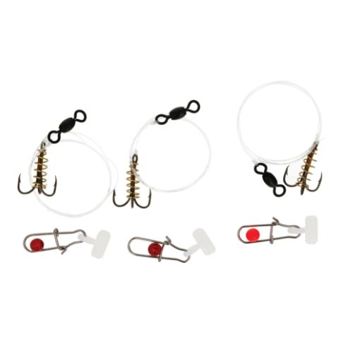 Eagle Claw Soft Bait Sinker Slide Rig, Package Count: 3, Size: 4