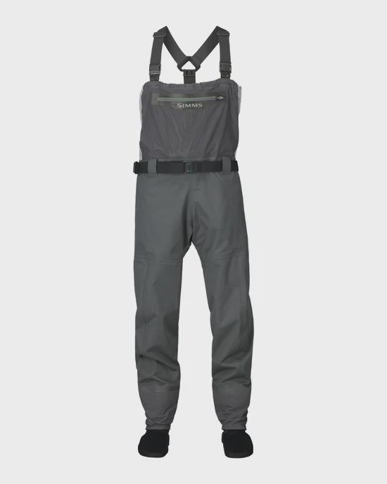 Simms Flyweight Packable Waders, Color: Cinder, Size: Medium 9-11