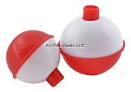 Danielson Snap-On Float, Color: Red/White, Size: 1.5 inch