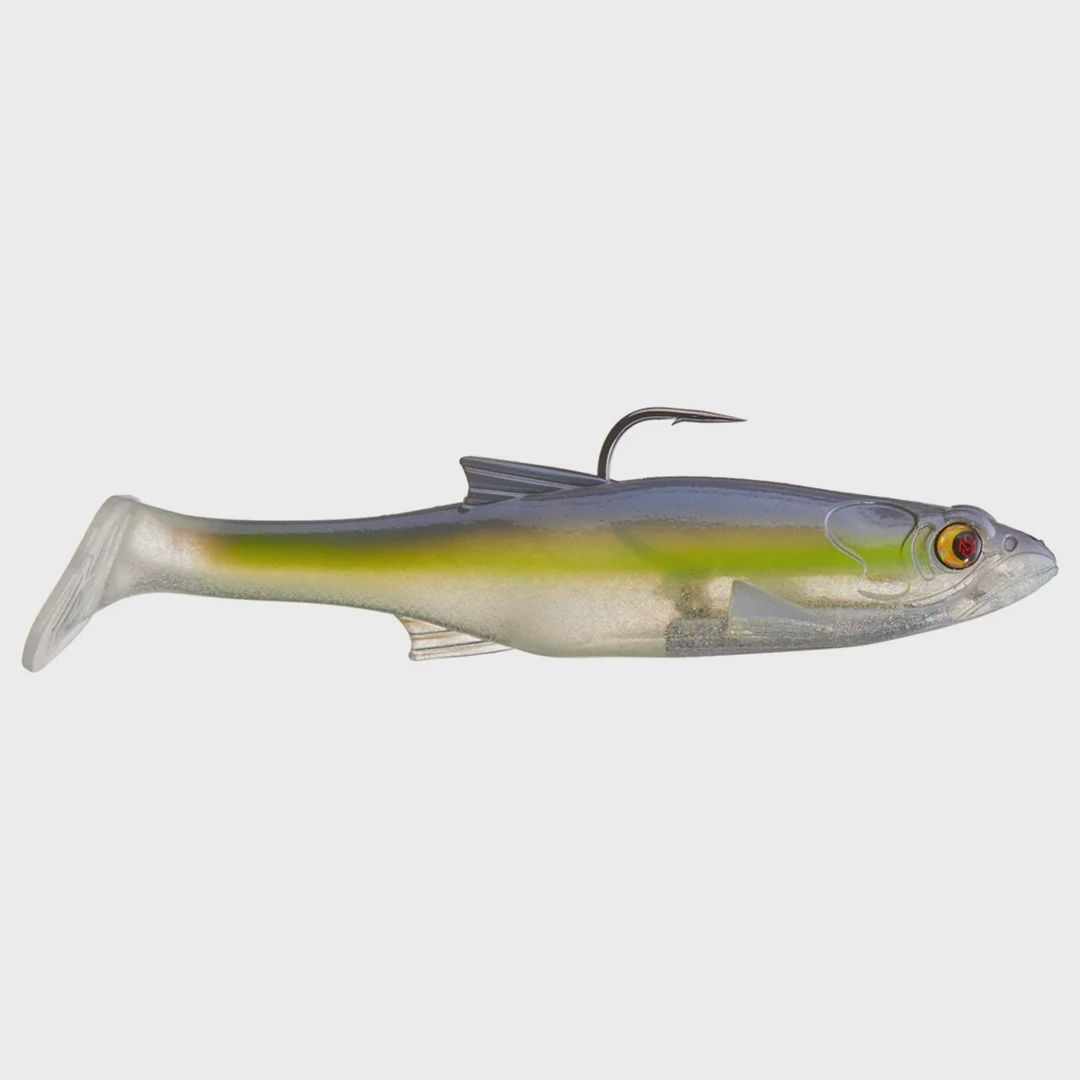 Bass Mafia 6" Daingerous Loaded Swimbaits, Color: Blueback Herring