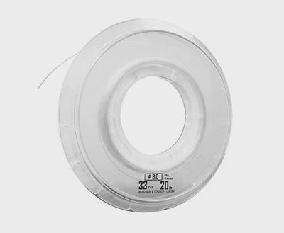 Daiwa X-Braid Slim and Strong Leader, Color: Clear, LB. Test &amp; Spool Length: 2 lb. 33 yds.