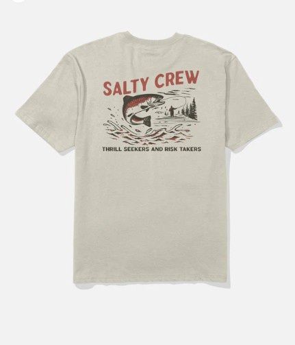 Salty Crew Nature T-Shirts, Color: Bone, Size: Small