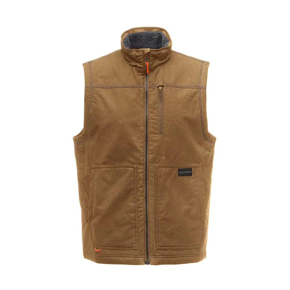 Grundens Ballast Insulated Vest 2.0, Color: Sepia, Size: Small