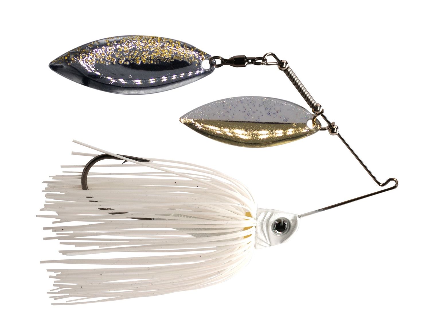1st Gen Split-Blade Compact, Color: White / Gold, Size: 3/8 oz.