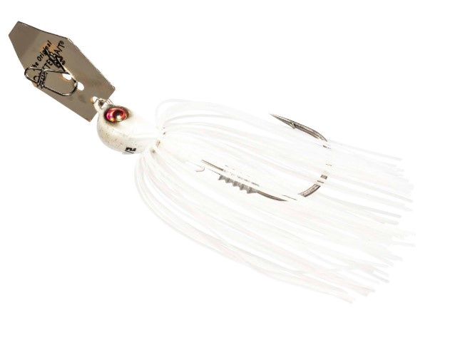 Z-Man Chatterbait Elite EVO, Color: White, Size: 3/8 oz
