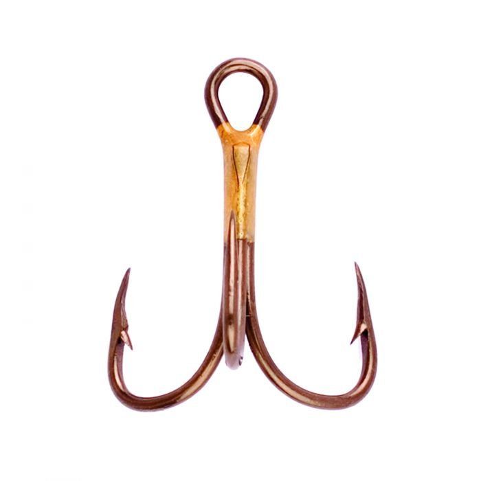Eagle Claw Regular Shank with Curved Point Treble Hooks