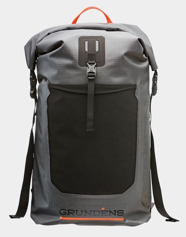 Grundens Bootlegger Roll Top 30L Backpack, Color: Anchor