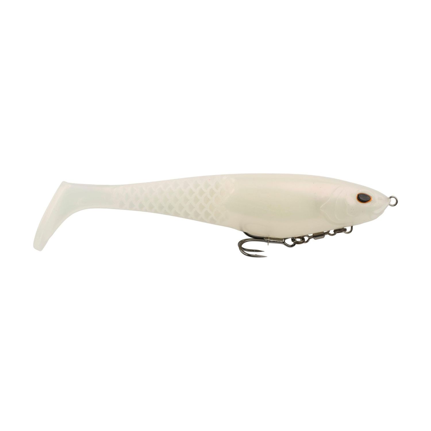 Berkley PowerBait Cull Shad Swimbaits, Color: Albino, Size: 6 inch