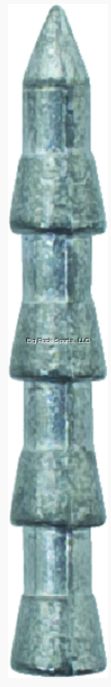Eagle Claw Lazer Sharp Lead Nail Sinkers