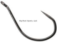 Owner Barbless No Escape Octopus Hooks, Color: Black Chrome, Size: 4