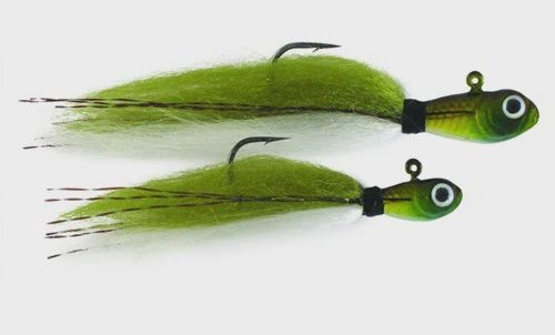 Spro Phat Flies 2 Pack, Color: Baby Bass, Size: 1/16oz