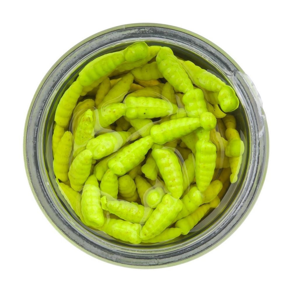 Berkley Alive Waxies, Color: Chartreuse, Size: 2 oz.