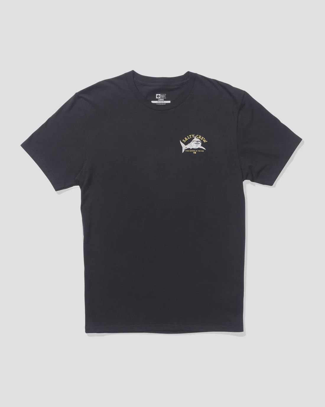 Salty Crew Lurking T-Shirt, Color: Black, Size: Small