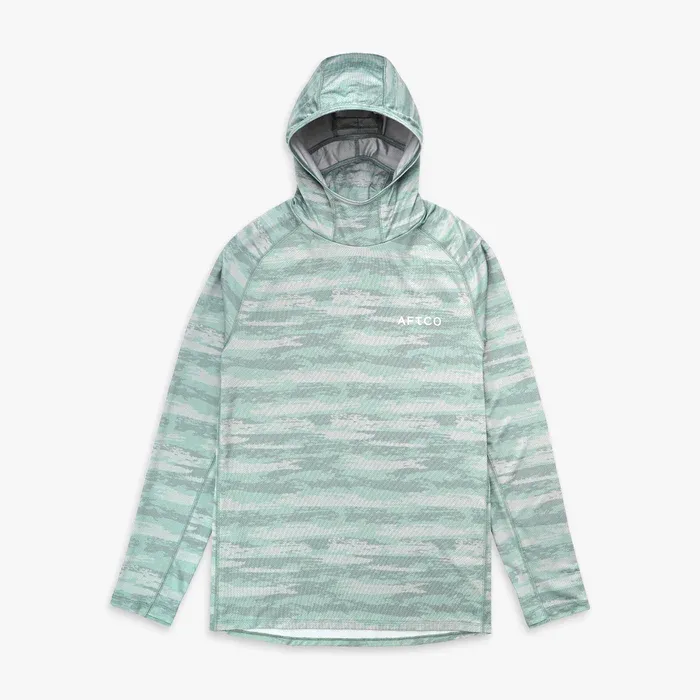 Aftco Adapt Tactical Phase Change Performance Shirt Aftco Adapt Tactical Phase Change Performance Shirt, Color: Silver Storm Camo, Size: Small
