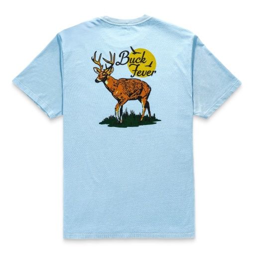 Marsh Wear Buck Fever T-Shirt, Color: Hazy Blue, Size: Small