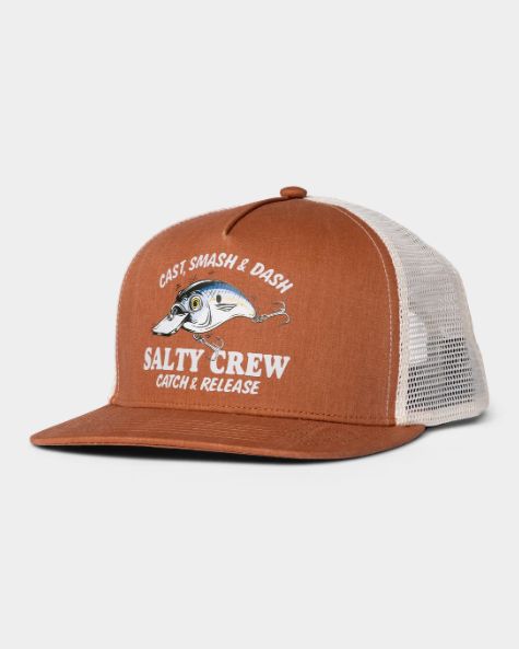 Salty Crew Good Times Trucker Hat, Color: Friar Brown