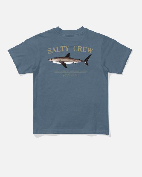 Salty Crew Bruce Toddler T-Shirt, Color: Slate, Size: 2T