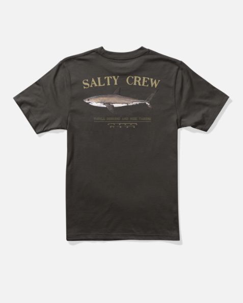 Salty Crew Bruce Boys T-Shirts, Color: Black, Size: Small