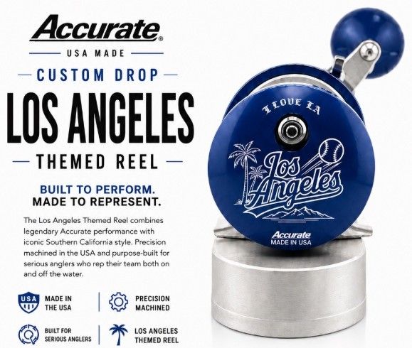 PRESALE Accurate Custom Drop Los Angeles Themed Tern 400 Reels