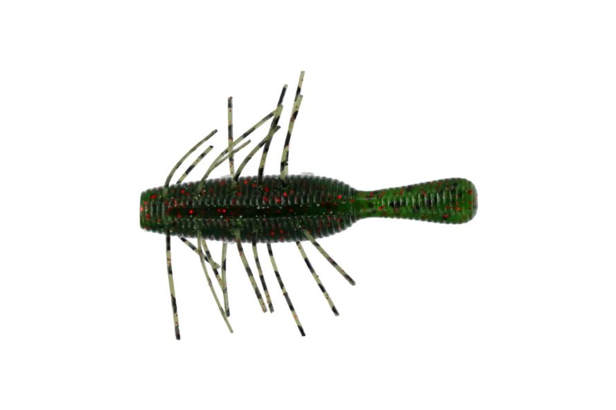 Yamamoto Fuzzy Nuki, Color: Watermelon/Black &amp; Red, Size: 2.5 inch
